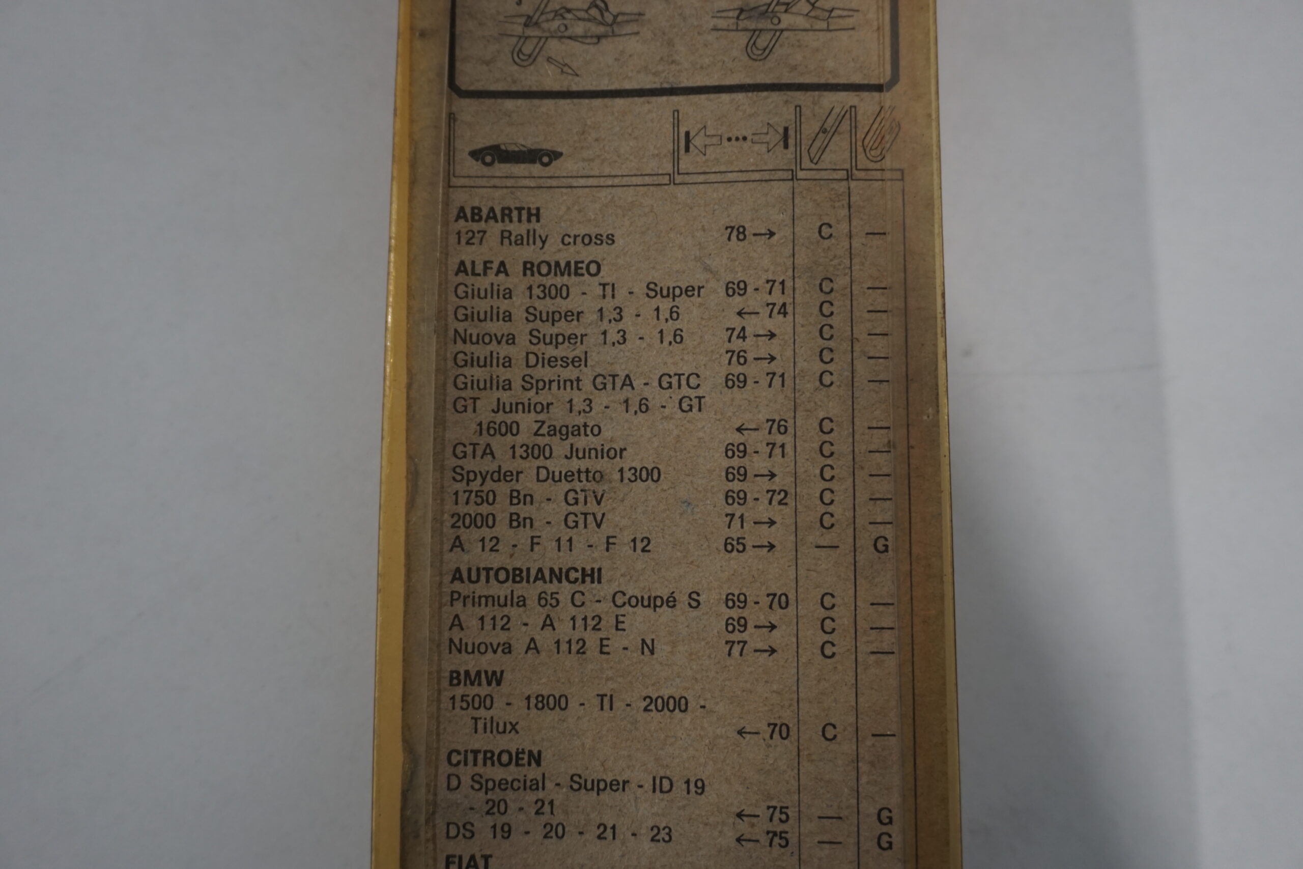 Spazzole tergicristallo Arman 0.11.310 Abarth 127 Rally Cross '78 - immagine 3