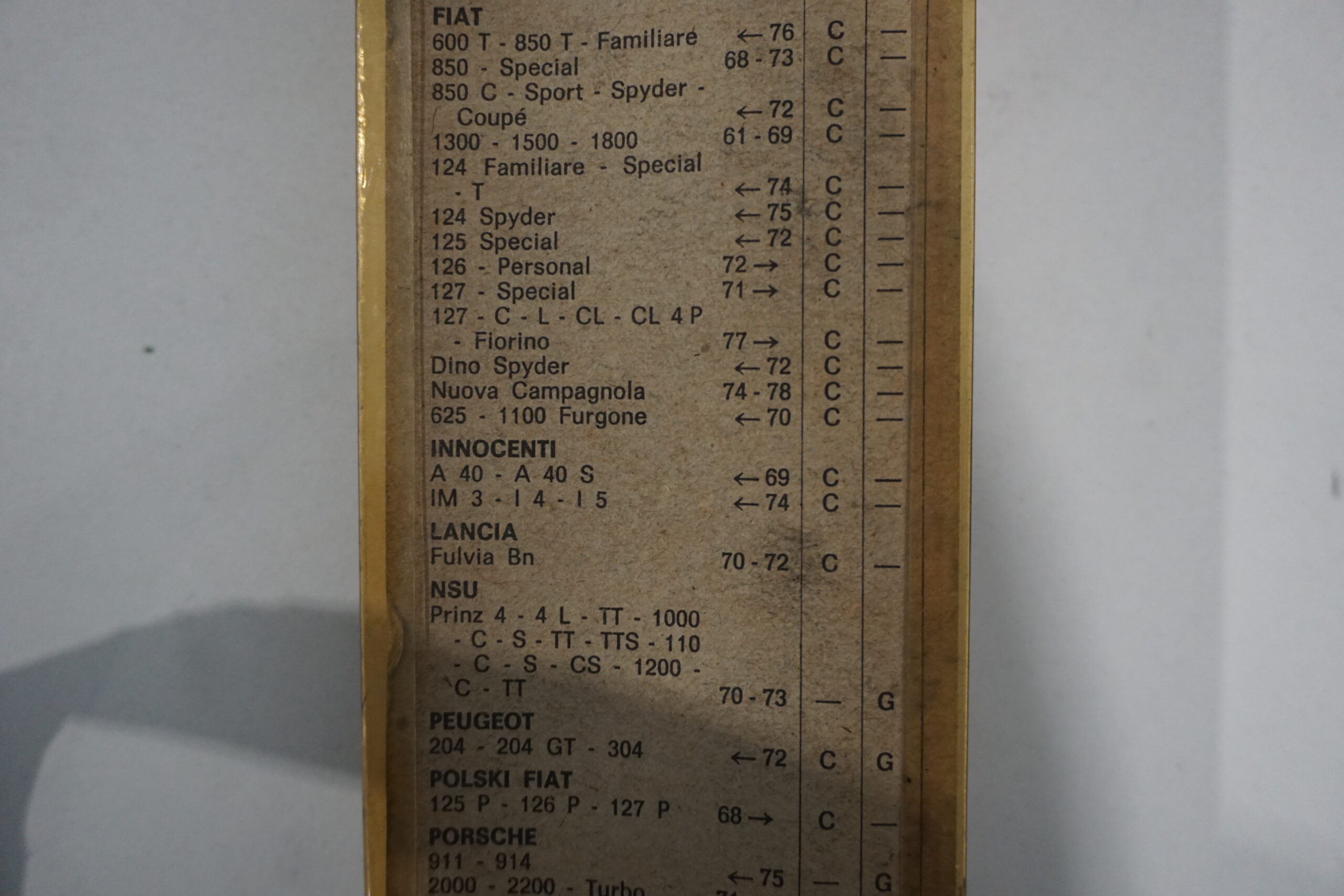 Spazzole tergicristallo Arman 0.11.310 Abarth 127 Rally Cross '78 - immagine 4