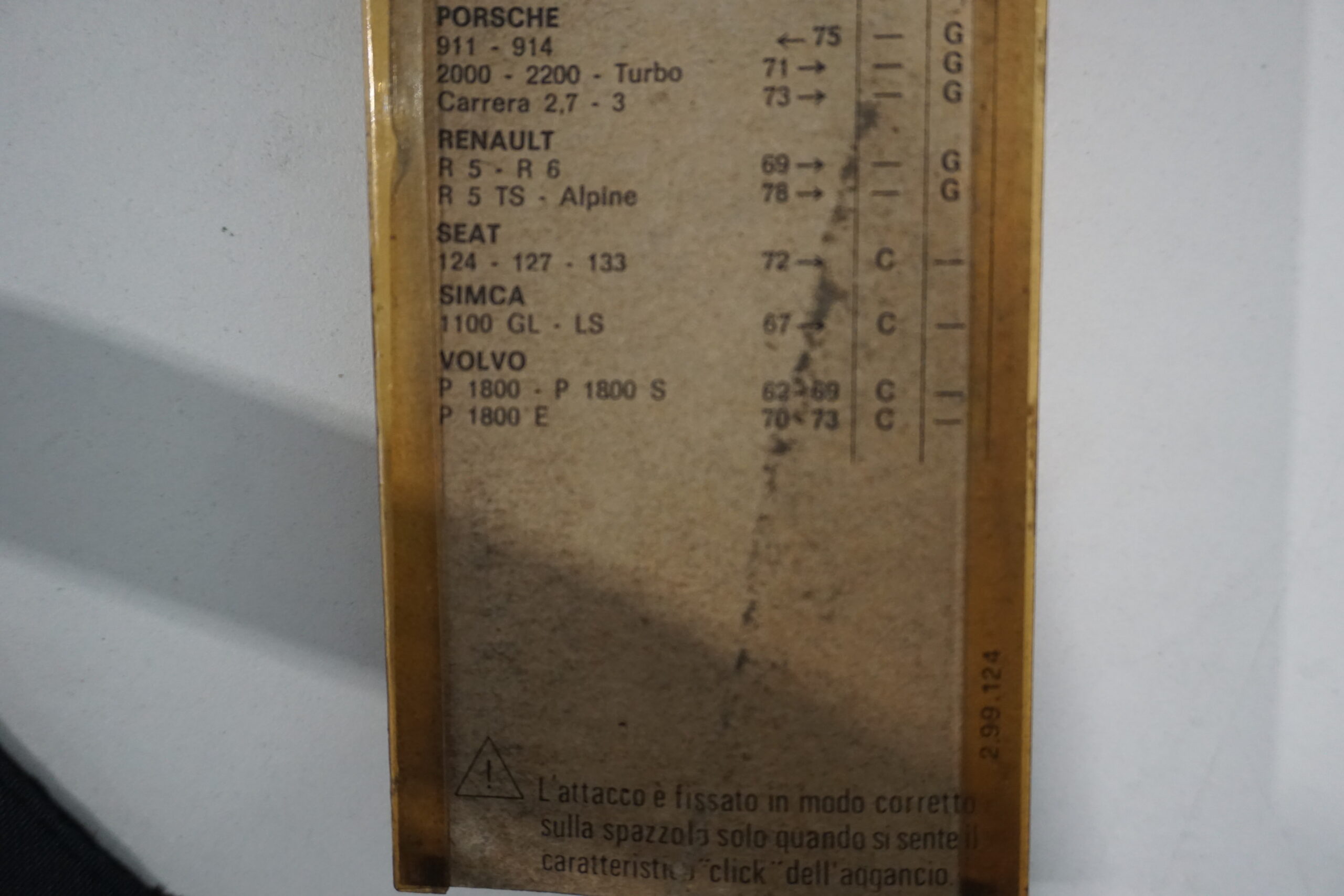 Spazzole tergicristallo Arman 0.11.310 Abarth 127 Rally Cross '78 - immagine 5