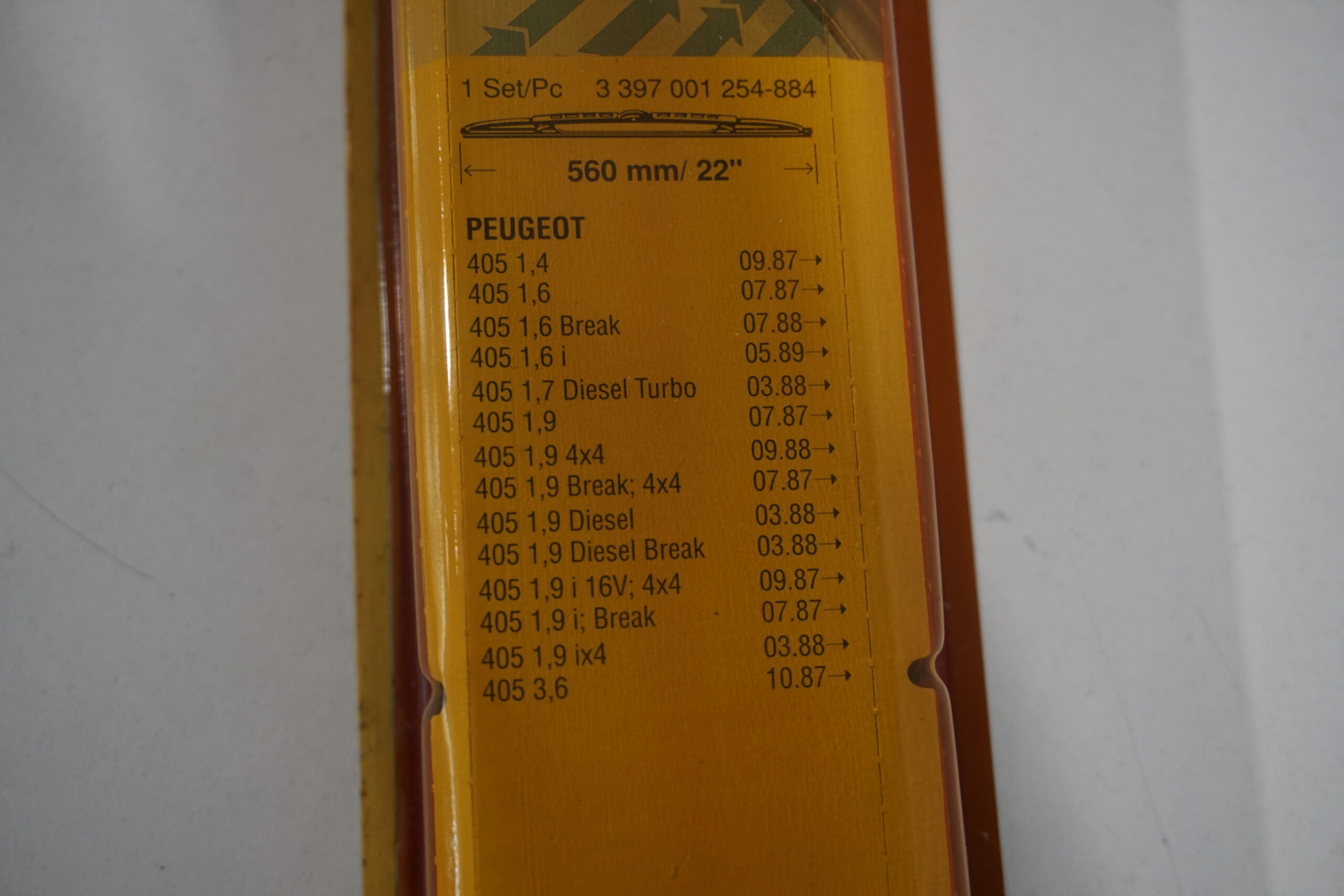 Spazzole tergicristallo Bosch 254 Peugeot 405 - immagine 2