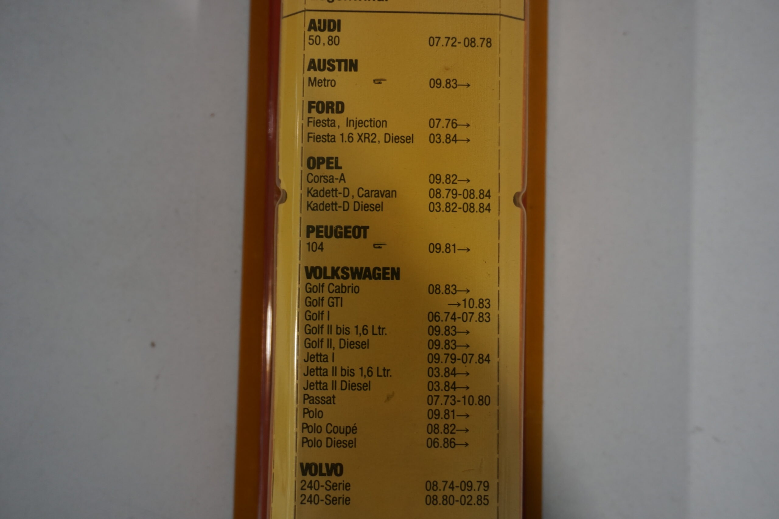 Spazzole tergicristallo Bosch 249 Ford Fiesta '76 - immagine 3