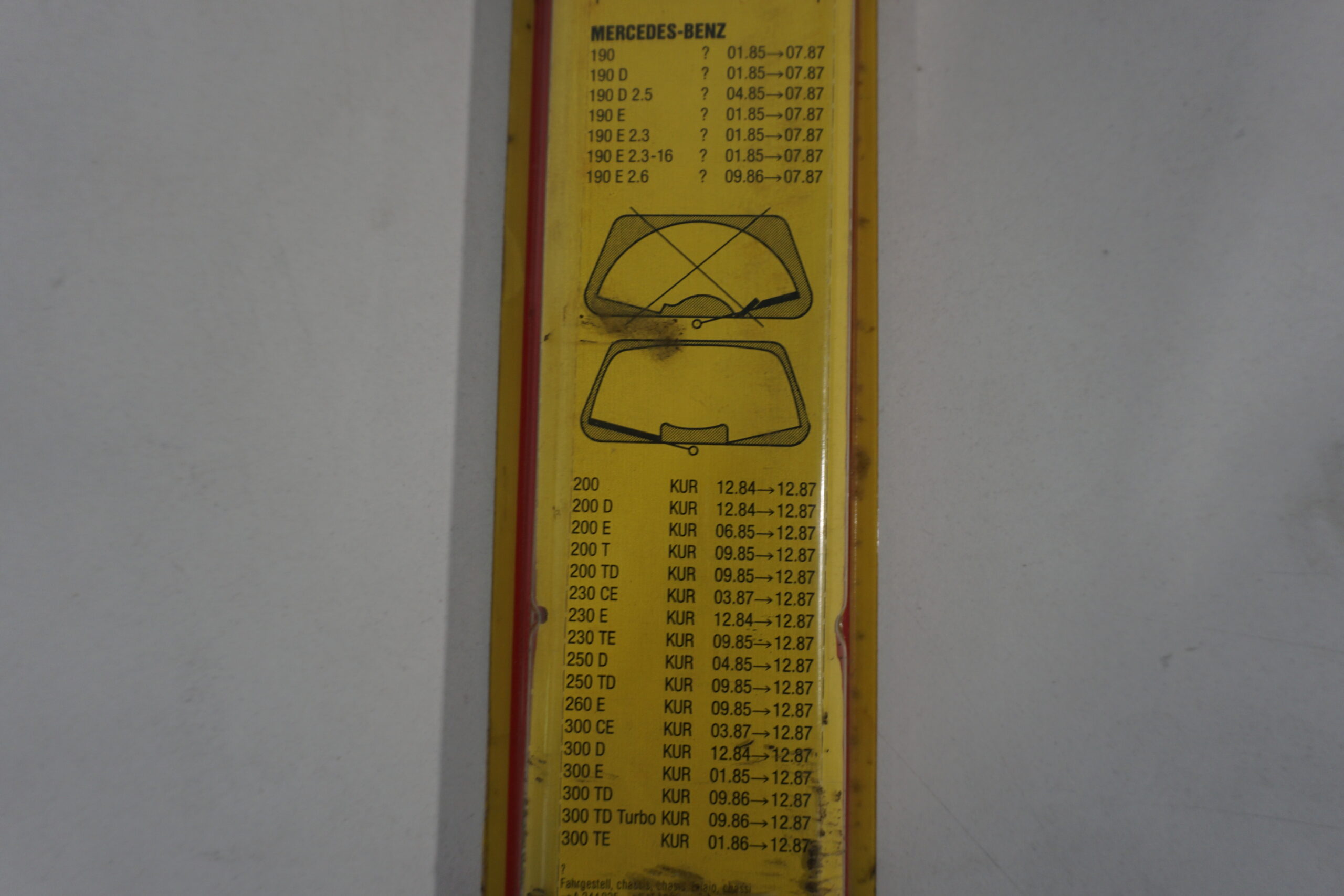 Spazzole tergicristallo Bosch 937 Mercedes Benz 190 '85 - immagine 3