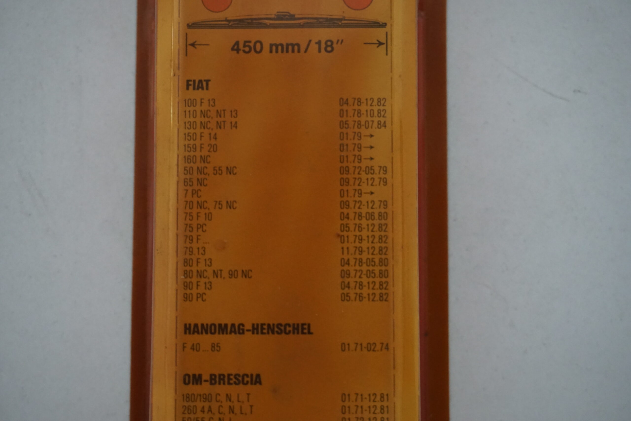 spazzole tergicristallo Bosch 911 Fiat 80 '80 - immagine 3