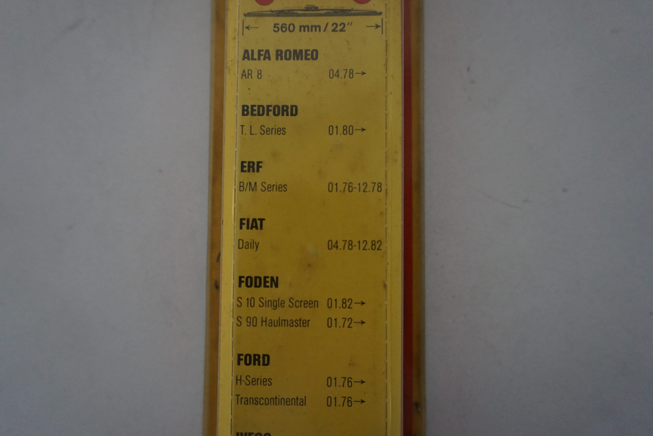 spazzole tergicristallo Bosch 652 Iveco Daily '83 - immagine 3