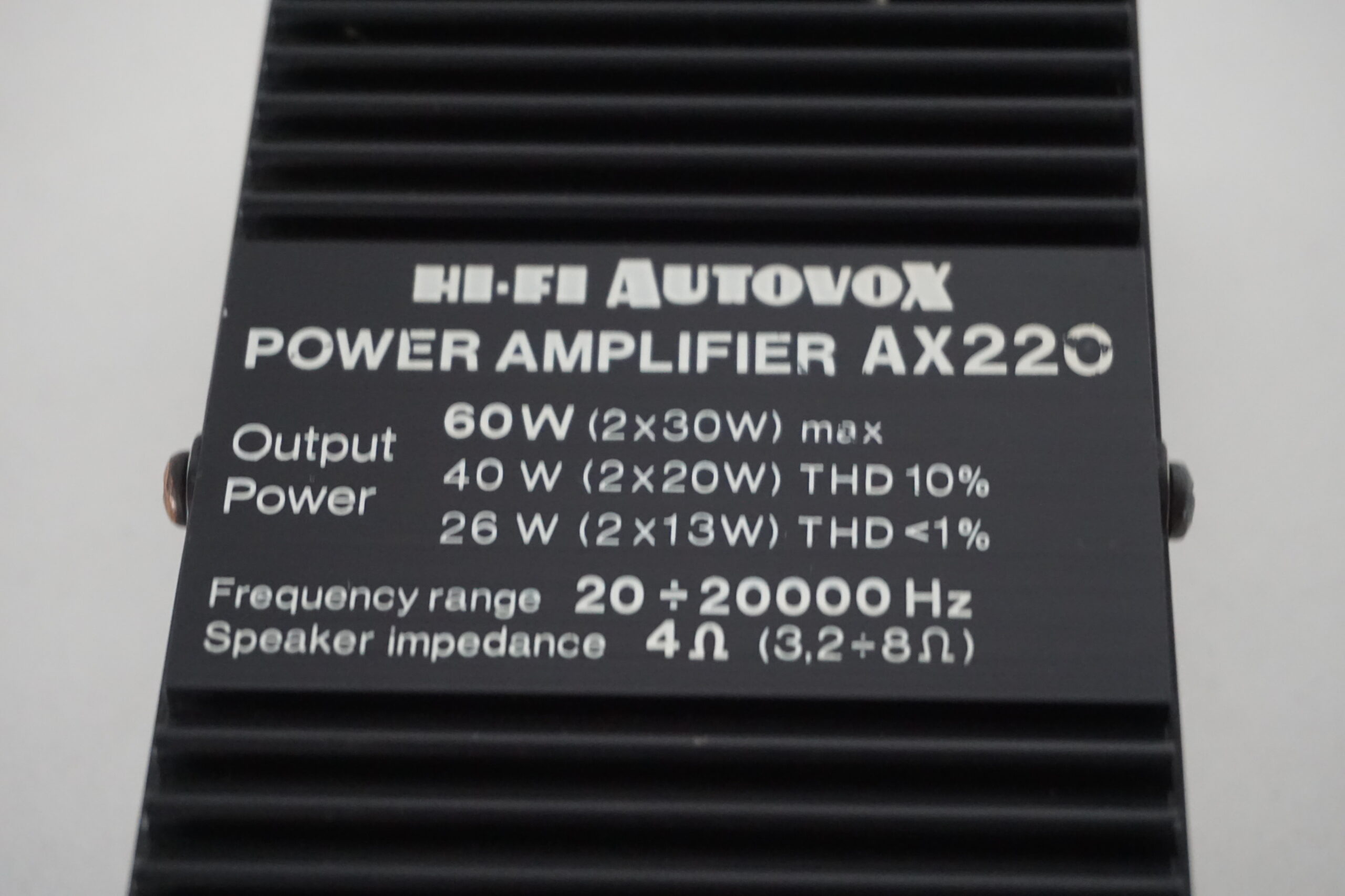 Amplificatore Autovox AX22c - immagine 2
